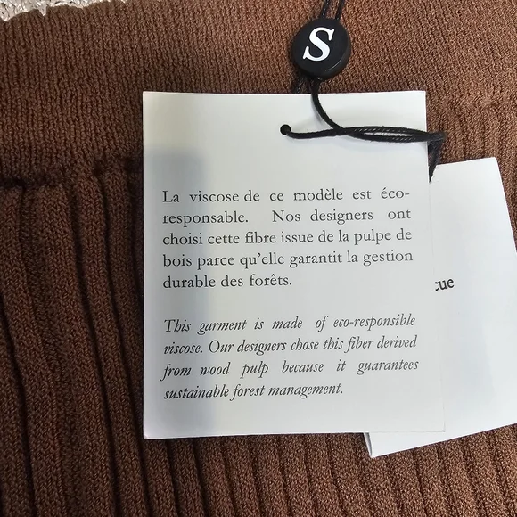 NWT ♡ SANDRO PARIS ♡ Ribbed Knit Lingerie Sleepwear Shorts SIZE 40 (MEDIUM) - Picture 14 of 16